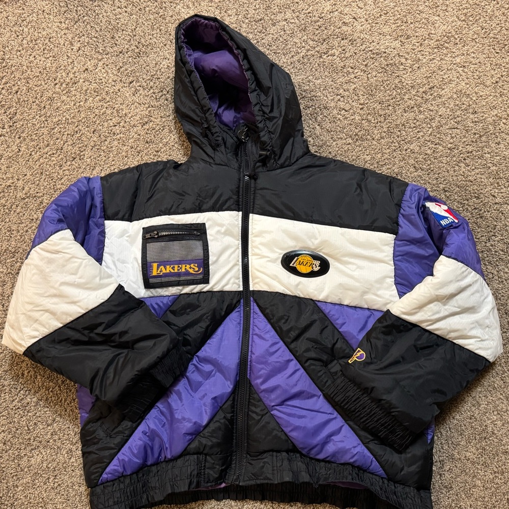 Used Puff Jacket PRO PLAYER vintage x LA LAKERS